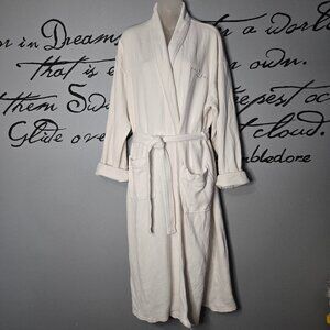 Luxury Robe by Boca Terry, Full Length Soft Quilted Design Hotel Bathrobe, OS
